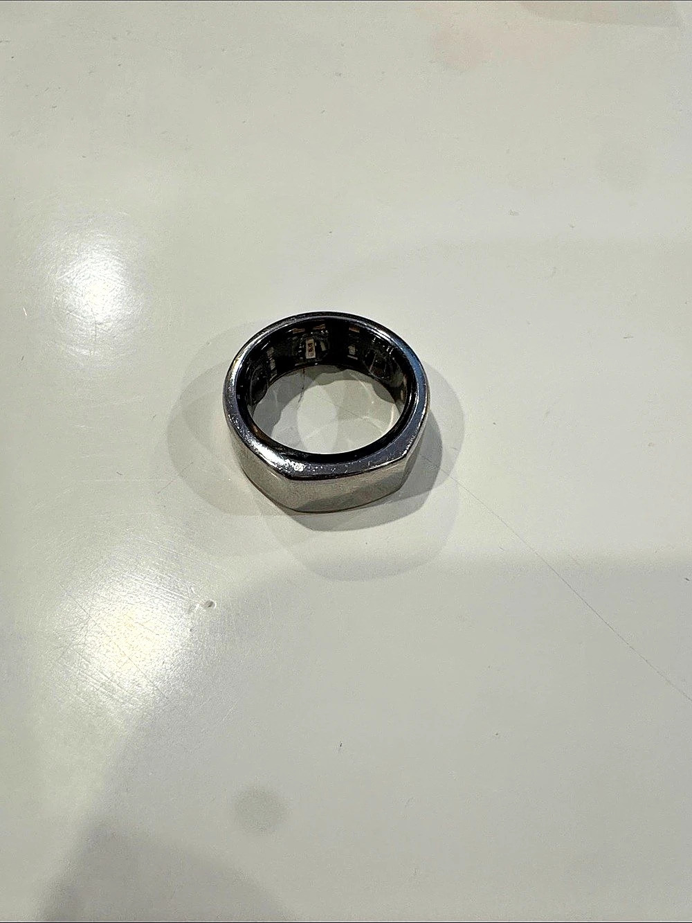 Oura Ring Gen 3 Heritage Silver Ring Size 6